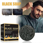 Load image into Gallery viewer, Black Soap For Grey Hair