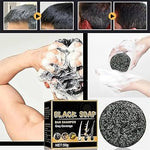 Load image into Gallery viewer, Black Soap For Grey Hair