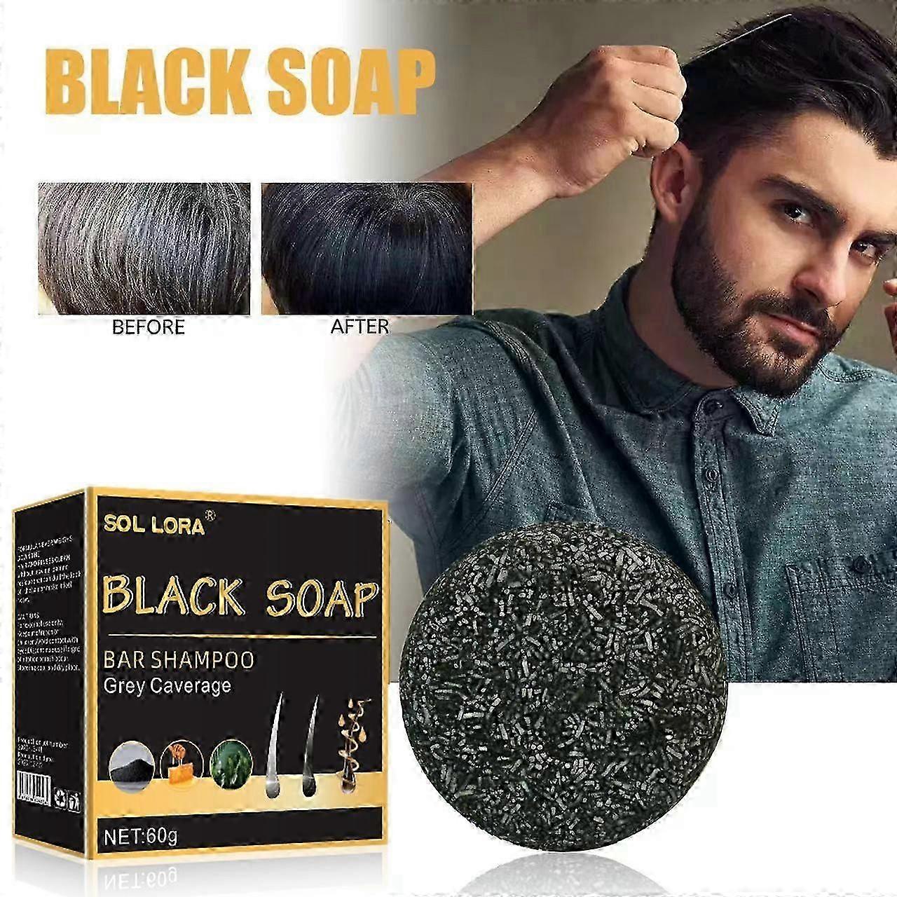 Black Soap For Grey Hair