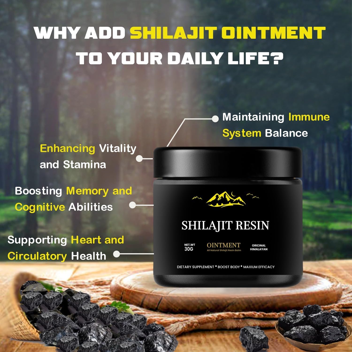 Pure Shialjit Resin STRONG (ONLY FOR MEN)
