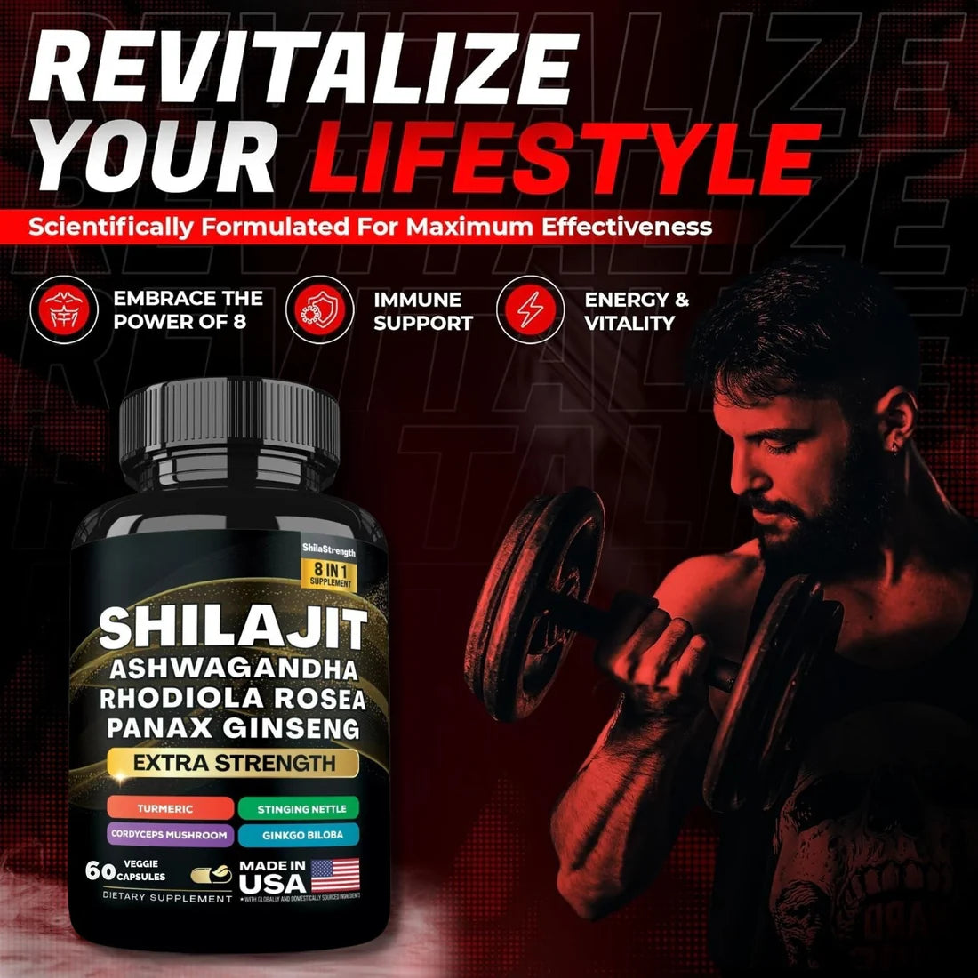 Shilajit Testosterone Max For MEN