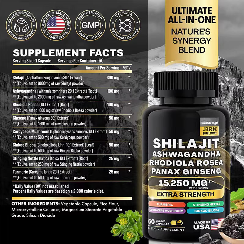 Shilajit Testosterone Max For MEN